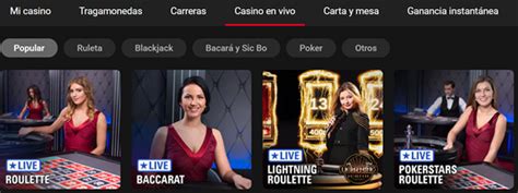 Casino ao vivo da pokerstars